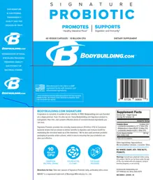 Label for Probiotic