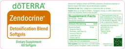 Label for Zendocrine Softgels