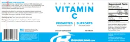 Label for Vitamin C