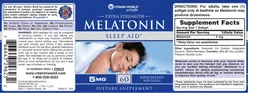 Extra Strength Melatonin 5 mg