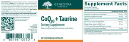 Label for CoQ10 + Taurine