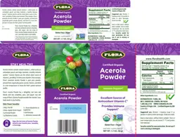 Label for Acerola Powder