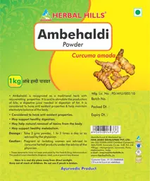 Label for Ambehaldi Powder