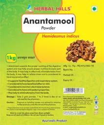 Label for Anantamool Powder