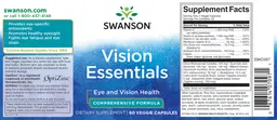 Label for Vision Essentials Comprehensive Formula