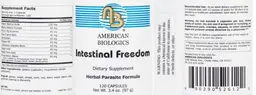 Label for Intestinal Freedom
