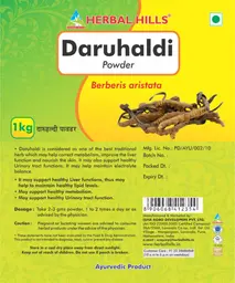 Label for Daruhaldi Powder
