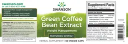 Label for Green Coffee Bean Extract
