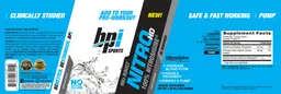 Label for Nitro HD Unflavored