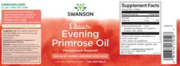 Label for Omega Tru Evening Primrose Oil 104 mg