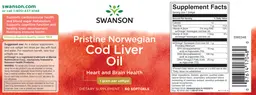 Label for Cod Liver Oil 1 gram