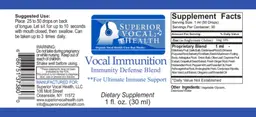 Label for Vocal Immunition