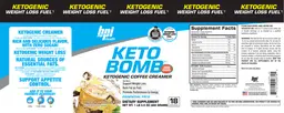 Label for Keto Bomb French Vanilla Latte