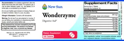 Label for Wonderzyme