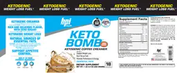 Label for Keto Bomb Caramel Macchiato