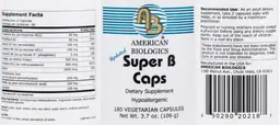Label for Super B Caps