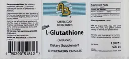 Label for Ultra L-Glutathione