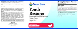 Label for Youth Restorer