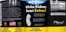 Label for White Kidney Bean Extract