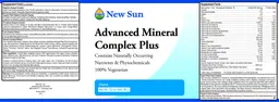 Label for Advanced Mineral Complex Plus