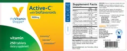 Label for Active-C with Bioflavonoids 1000 mg