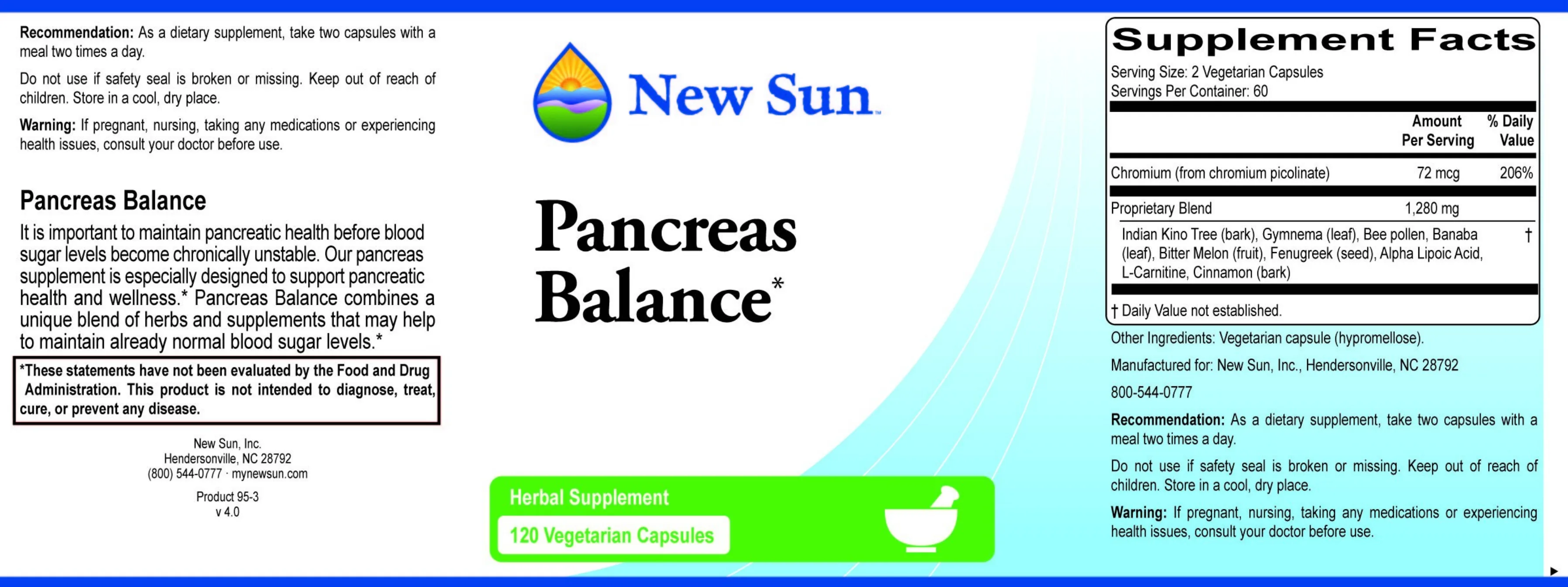Label for Pancreas Balance