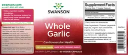 Label for Whole Garlic 700 mg