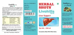 Label for Livohills Syrup