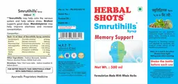 Label for Smrutihills Syrup