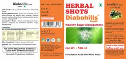Label for Diabohills Liquid