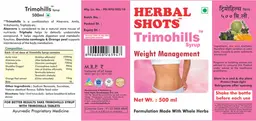Label for Trimohills Syrup