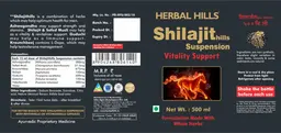 Label for Shilajithills Suspension