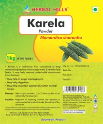 Label for Karela Powder