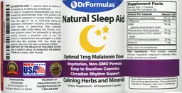 Label for Natural Sleep Aid
