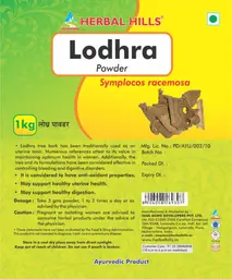 Label for Lodhra Powder