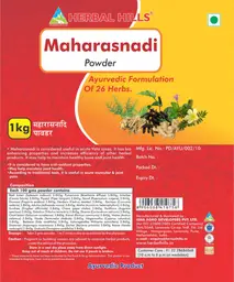 Label for Maharasnadi Powder