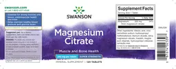 Magnesium Citrate 225 mg Super Strength