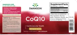 Label for CoQ10 120 mg