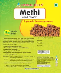 Label for Methi Seed Powder