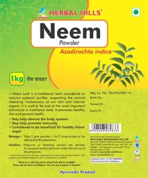 Label for Neem Powder