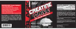 Label for Creatine Drive Unflavored