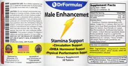 Label for Male Enhancement