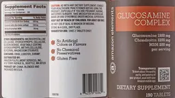 Label for Glucosamine Complex