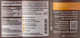 Label for Turmeric Complex