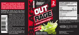 Label for Outrage Margarita Lime