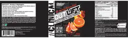 Label for Outlift Blood Orange