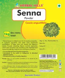 Label for Senna Powder