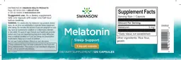 Label for Melatonin 3 mg