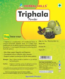 Label for Triphala Powder
