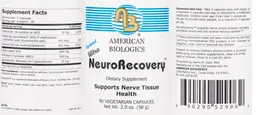Label for Ultra NeuroRecovery